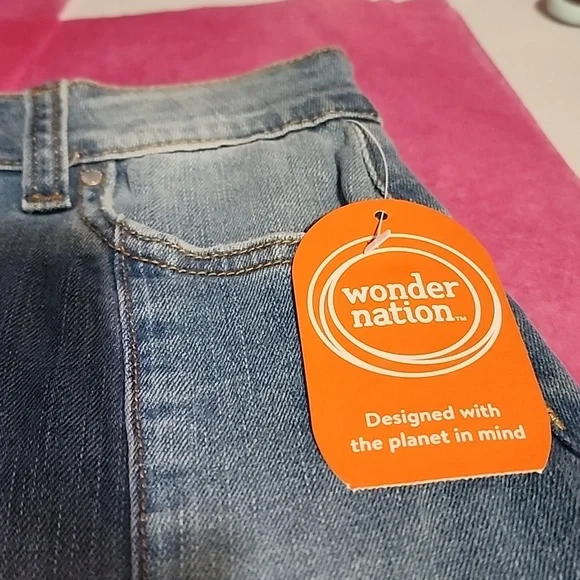 WONDER NATION   DENIM SKIRT. NEW.  XXL ( 18 ) - Picture 3 of 8
